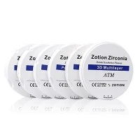 Fremre tenner Krone zirconia skive 3D Multilayer dental Zirconia Blank