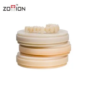 Dental PMMA DISC CAD/CAM SYSTEM A1 A2 A3 klar rosa Dental PMMA -blokk